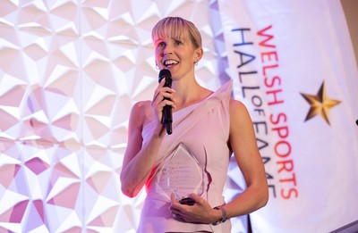 231025 - Welsh Sports Hall of Fame Awards Dinner, Parkgate Hotel, Cardiff - Victoria Thornley