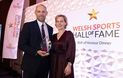 231025 - Welsh Sports Hall of Fame Awards Dinner, Parkgate Hotel, Cardiff -