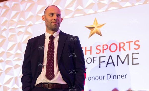 231025 - Welsh Sports Hall of Fame Awards Dinner, Parkgate Hotel, Cardiff - Dai Greene