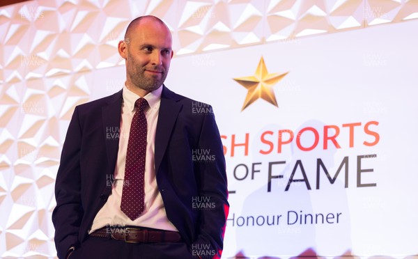 231025 - Welsh Sports Hall of Fame Awards Dinner, Parkgate Hotel, Cardiff - Dai Greene