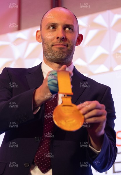 231025 - Welsh Sports Hall of Fame Awards Dinner, Parkgate Hotel, Cardiff - Dai Greene