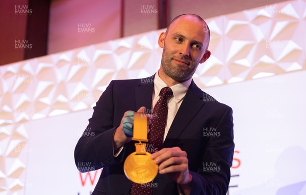 231025 - Welsh Sports Hall of Fame Awards Dinner, Parkgate Hotel, Cardiff - Dai Greene