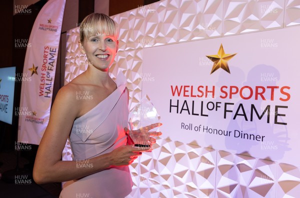 231025 - Welsh Sports Hall of Fame Awards Dinner, Parkgate Hotel, Cardiff - Hall of Fame inductee Victoria Thornley