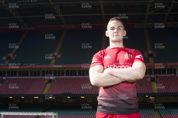 280319 - WRU - Tom Wilson of Cardiff University during a Welsh Varsity photocall