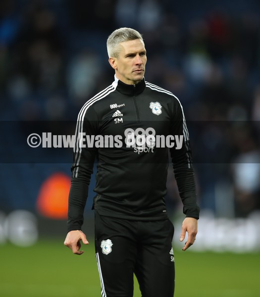 020122 West Bromwich Albion v Cardiff City, Sky Bet Championship - Cardiff City manager Steve Morisonat the end of the match