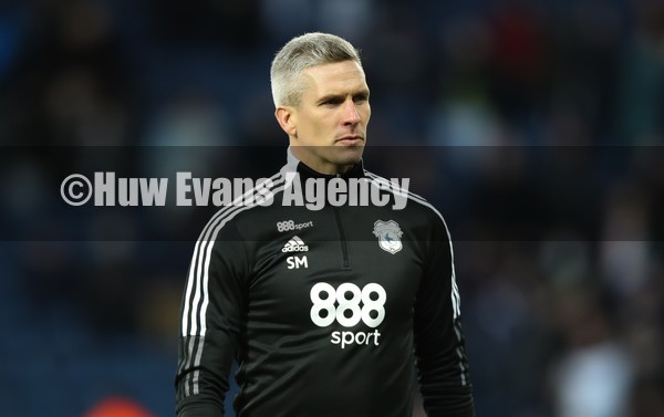 020122 West Bromwich Albion v Cardiff City, Sky Bet Championship - Cardiff City manager Steve Morisonat the end of the match