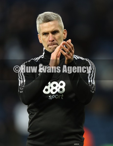 020122 West Bromwich Albion v Cardiff City, Sky Bet Championship - Cardiff City manager Steve Morisonat the end of the match