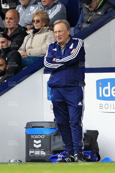 051019 - West Bromwich Albion v Cardiff City, Sky Bet Championship - Cardiff City Manager Neil Warnock during the match