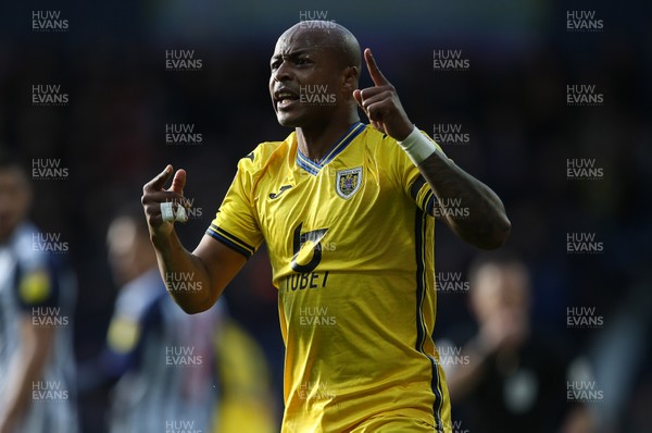 081219 - West Bromwich Albion v Swansea City - SkyBet Championship - A frustrated Andre Ayew of Swansea City