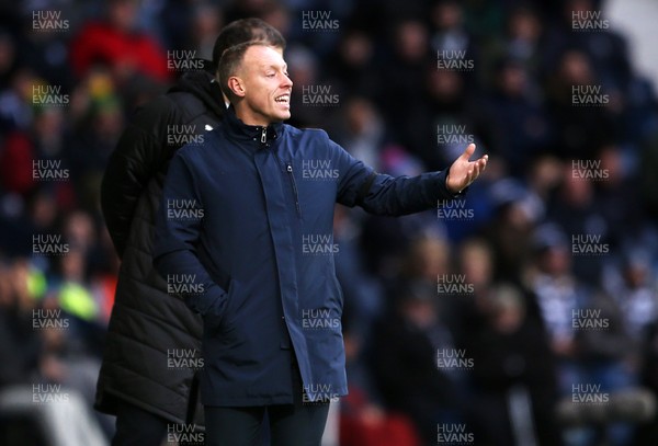 081219 - West Bromwich Albion v Swansea City - SkyBet Championship - Swansea City Manager Steve Cooper