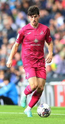 120823 - West Bromwich Albion v Swansea City - Sky Bet Championship - Joshua Key  of Swansea