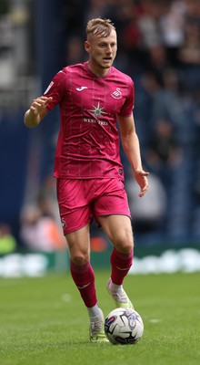 120823 - West Bromwich Albion v Swansea City - Sky Bet Championship - Harry Darling of Swansea