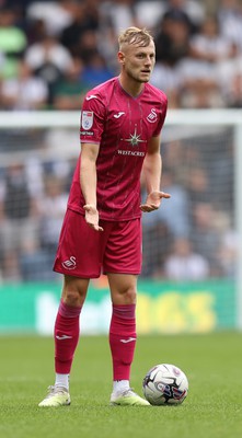 120823 - West Bromwich Albion v Swansea City - Sky Bet Championship - Harry Darling of Swansea