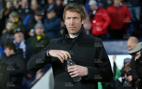 130319 - West Bromwich Albion v Swansea City - SkyBet Championship - Swansea City Manager Graham Potter
