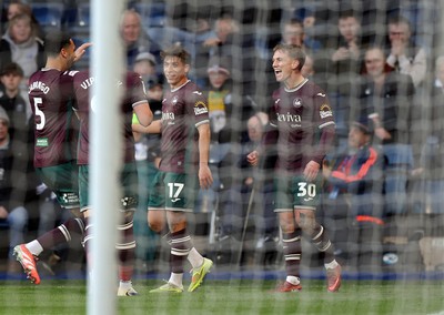 291125 - West Bromwich Albion v Swansea City - Sky Bet Championship - Ethan Galbraith [rt] of Swansea celebrates 2nd team goal with team