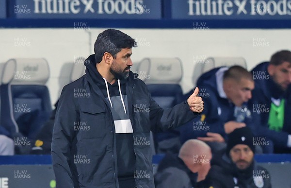 291125 - West Bromwich Albion v Swansea City - Sky Bet Championship - Swansea manager Vitor Matos