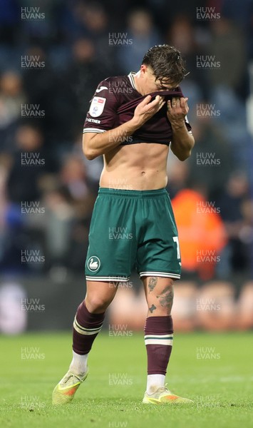 291125 - West Bromwich Albion v Swansea City - Sky Bet Championship - Goncalo Franco of Swansea  show upset at the end of the match