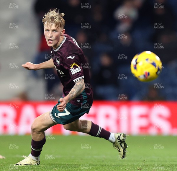 291125 - West Bromwich Albion v Swansea City - Sky Bet Championship - Melker Widell of Swansea