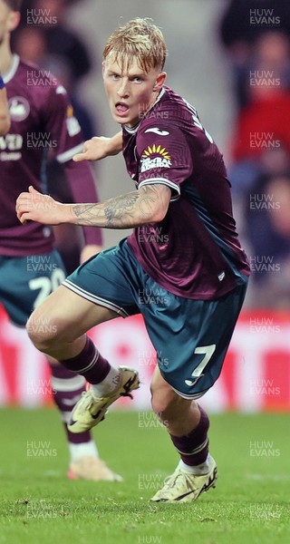 291125 - West Bromwich Albion v Swansea City - Sky Bet Championship - Melker Widell of Swansea