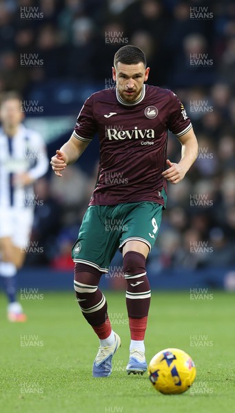 291125 - West Bromwich Albion v Swansea City - Sky Bet Championship - Zan Vipotnik of Swansea