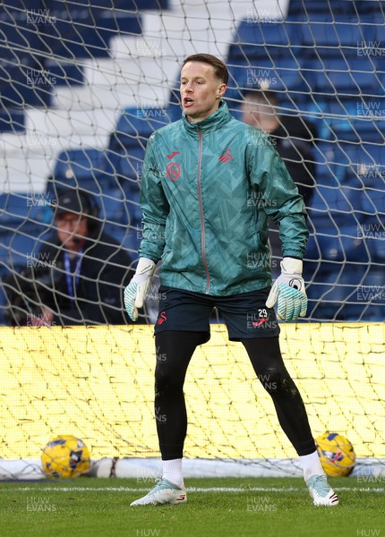 291125 - West Bromwich Albion v Swansea City - Sky Bet Championship - Goalkeeper Paul Farman of Swansea