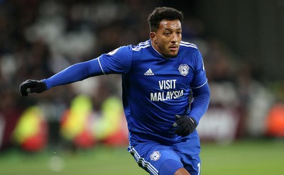 041218 - West Ham United v Cardiff City - Premier League - Nathaniel Mendez-Laing of Cardiff City