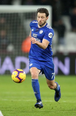 041218 - West Ham United v Cardiff City - Premier League - Harry Arter of Cardiff City