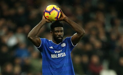 041218 - West Ham United v Cardiff City - Premier League - Bruno Ecuele Manga of Cardiff City