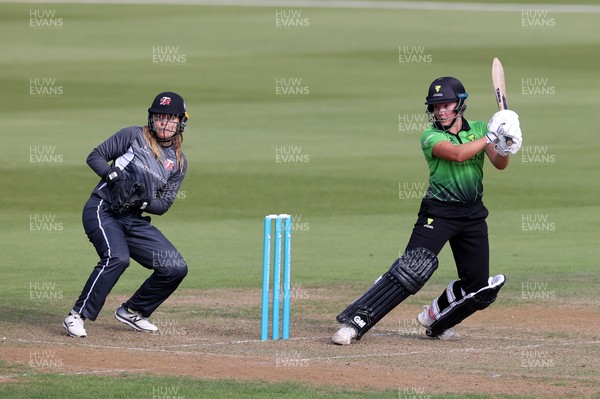 250821 - Western Storm v The Thunder - Charlotte Edwards Cup - Katie George batting