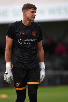 150725 - Weston-Super-Mare v Newport County - Preseason Friendly - Jordan Wright of Newport County
