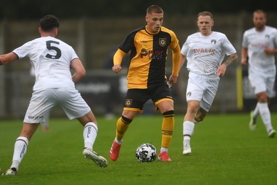 150725 - Weston-Super-Mare v Newport County - Preseason Friendly - Corey Evans of Newport County
