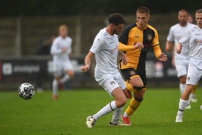 150725 - Weston-Super-Mare v Newport County - Preseason Friendly - Corey Evans of Newport County