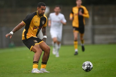 150725 - Weston-Super-Mare v Newport County - Preseason Friendly - Courtney Baker-Richardson of Newport County