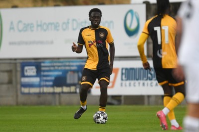 150725 - Weston-Super-Mare v Newport County - Preseason Friendly - Nelson Sanca of Newport County