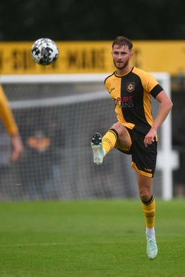 150725 - Weston-Super-Mare v Newport County - Preseason Friendly - Matthew Baker of Newport County