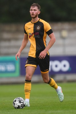 150725 - Weston-Super-Mare v Newport County - Preseason Friendly - Matthew Baker of Newport County