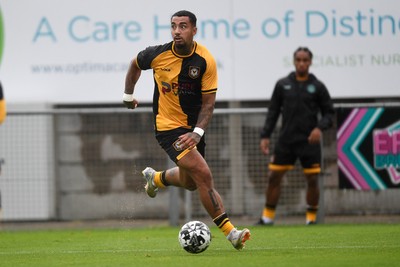 150725 - Weston-Super-Mare v Newport County - Preseason Friendly - Courtney Baker-Richardson of Newport County