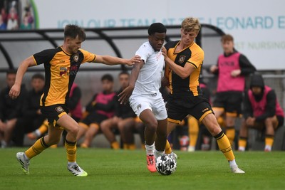150725 - Weston-Super-Mare v Newport County - Preseason Friendly - Tom Davies of Newport County