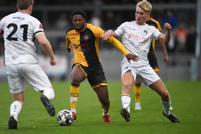150725 - Weston-Super-Mare v Newport County - Preseason Friendly - Bobby Kamwa of Newport County