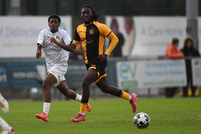 150725 - Weston-Super-Mare v Newport County - Preseason Friendly - Michael Reindorf of Newport County