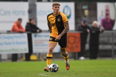 150725 - Weston-Super-Mare v Newport County - Preseason Friendly - Kai Whitmore of Newport County