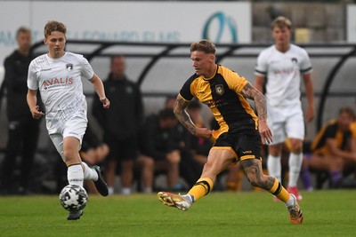 150725 - Weston-Super-Mare v Newport County - Preseason Friendly - Kai Whitmore of Newport County