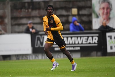 150725 - Weston-Super-Mare v Newport County - Preseason Friendly - Habeeb Ogunneye of Newport County