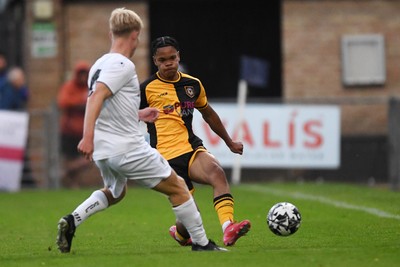 150725 - Weston-Super-Mare v Newport County - Preseason Friendly - Armani Babah of Newport County