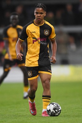 150725 - Weston-Super-Mare v Newport County - Preseason Friendly - Armani Babah of Newport County