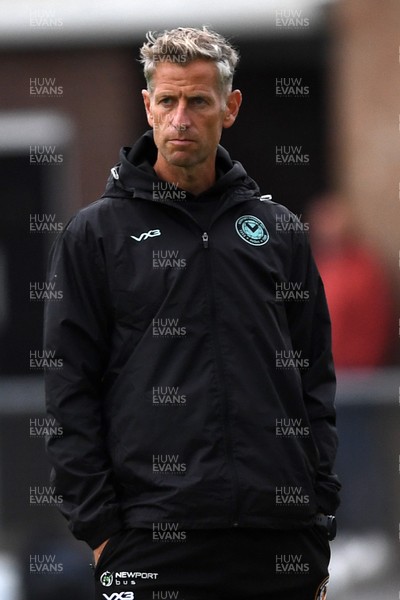 150725 - Weston-Super-Mare v Newport County - Preseason Friendly - Newport County Manager, David Hughes