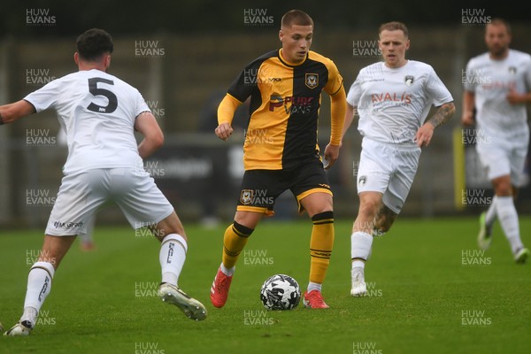 150725 - Weston-Super-Mare v Newport County - Preseason Friendly - Corey Evans of Newport County