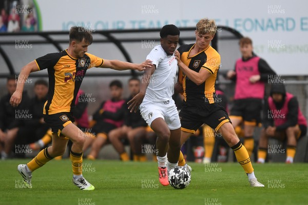 150725 - Weston-Super-Mare v Newport County - Preseason Friendly - Tom Davies of Newport County