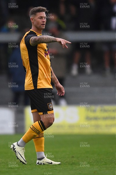 150725 - Weston-Super-Mare v Newport County - Preseason Friendly - James Clarke of Newport County