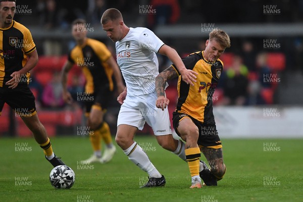150725 - Weston-Super-Mare v Newport County - Preseason Friendly - Kai Whitmore of Newport County